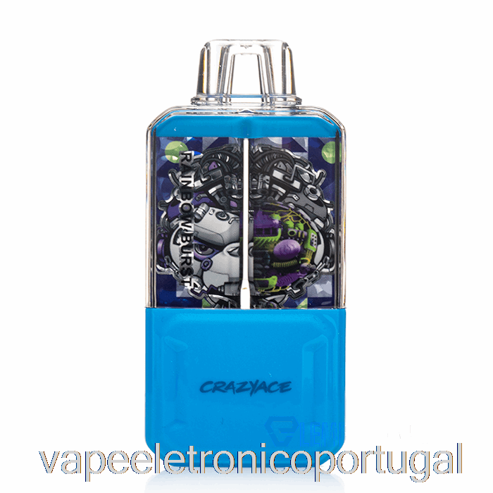 Vape Eletrônico Crazyace B15000 Descartável Arco-íris Estourado